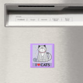 Ik hou van katten magneet (Insitu (Vaatwasser))