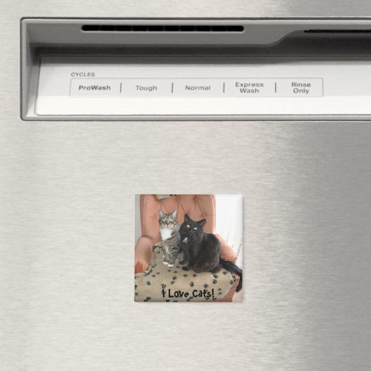 Ik hou van Katten! magneet (Insitu (Vaatwasser))