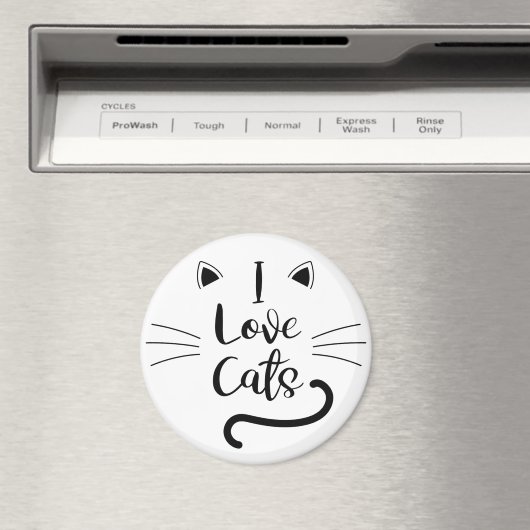 Ik hou van katten magneet (Insitu (Vaatwasser))