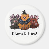 Ik hou van Katten magneet (Voorkant)