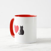 Ik hou van katten mok (Voorkant links)