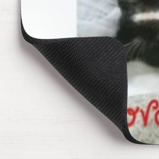 Ik hou van katten Mousepad Muismat (Hoek)