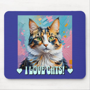 Ik hou van katten! muismat
