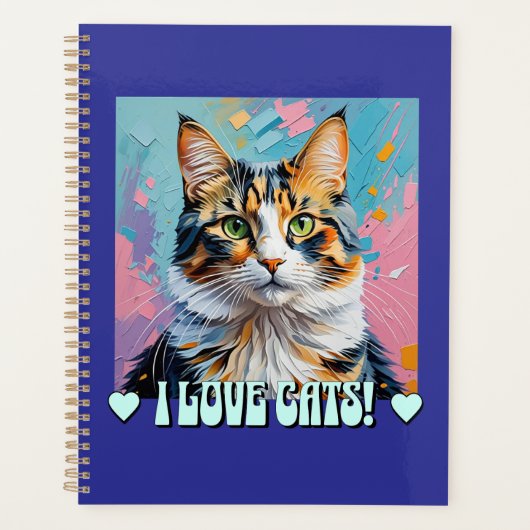 Ik hou van katten! planner (Voorkant)