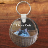 Ik hou van katten sleutelhanger (Voorkant)