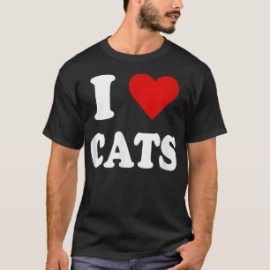 Ik hou van katten t-shirt