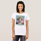 Ik hou van katten! t-shirt (Voorkant volledig)