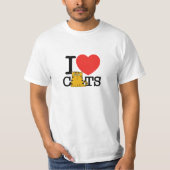 Ik hou van katten t-shirt (Voorkant)