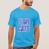 Ik hou van katten t-shirt (Voorkant)