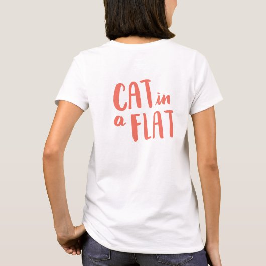 Ik hou van katten t-shirt (Achterkant)