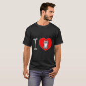 Ik hou van katten t-shirt (Voorkant volledig)