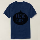 Ik hou van katten t-shirt (Design voorkant)