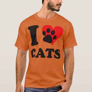 Ik hou van katten t-shirt