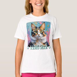 Ik hou van katten! t-shirt