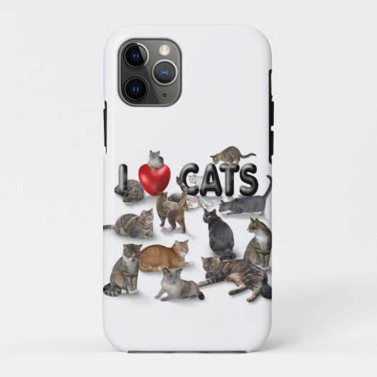 Ik hou van Katten 😻 Telefoontas Case-Mate iPhone Case (Achterkant)