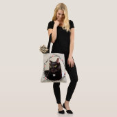 Ik hou van katten tote bag (Op model)