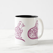 Ik hou van katten tweekleurige koffiemok (Voorkant rechts)