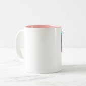 Ik hou van katten tweekleurige koffiemok (Voorkant links)