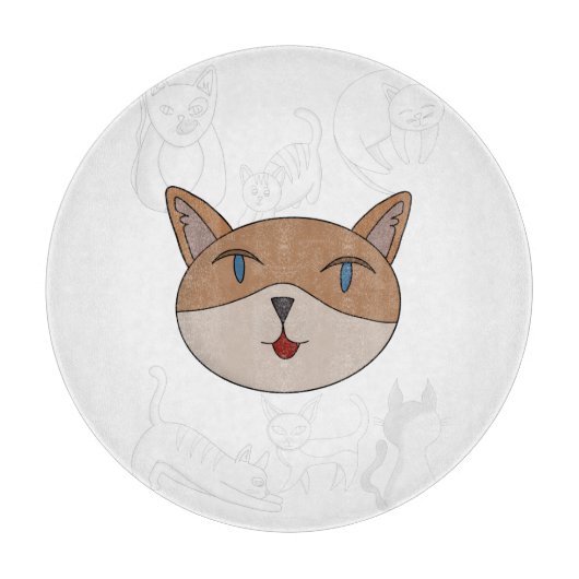 Ik hou van kattendekdekdekdekdekdekbedden. snijplank (Voorkant)
