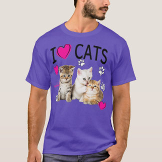 Ik hou van kattenliefje - Ik hou van Kittens T-shirt