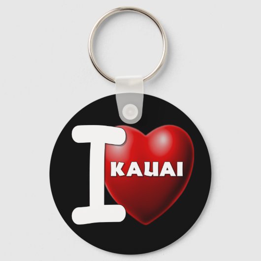 Ik hou van Kauai, Hawaii Sleutelhanger (Voorkant)