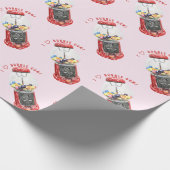 Ik hou van kauwgom cadeaupapier (Hoek)