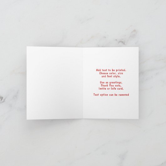 Ik hou van kauwgom kaart (Binnen)