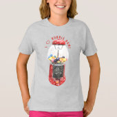 Ik hou van kauwgom t-shirt (Voorkant)