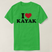 Ik hou van Kayak 1 T-shirt (Design voorkant)