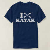 Ik hou van kayak 5 t-shirt (Design voorkant)