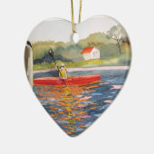 Ik hou van Kayaking Ornament (Links)