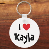 Ik hou van Kayla Sleutelhanger (Voorkant)
