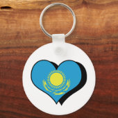 Ik hou van Kazachse Sleutelhanger (Voorkant)