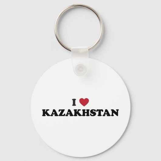 Ik hou van Kazachstan Sleutelhanger (Voorkant)