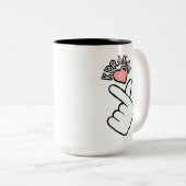 Ik hou van KDramas Tweekleurige Koffiemok (Voorkant rechts)