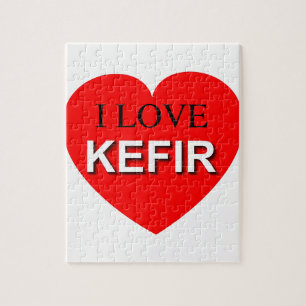 Ik hou van kefir legpuzzel