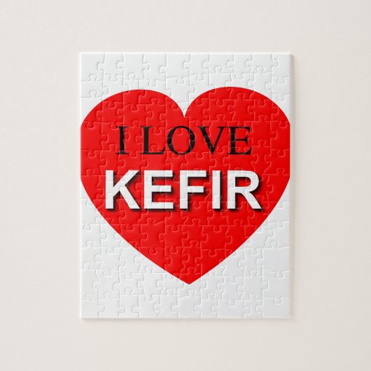 Ik hou van kefir legpuzzel (Verticaal)