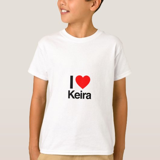 ik hou van keira t-shirt (Voorkant)