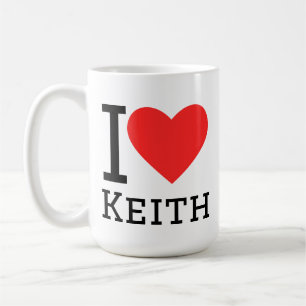 Ik hou van Keith Koffiemok