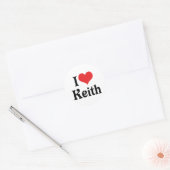 Ik hou van Keith Ronde Sticker (Envelop)