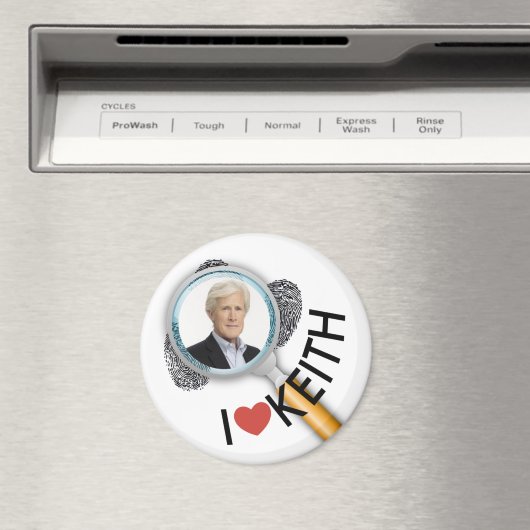 Ik hou van Keith True Crime Magnet (Insitu (Vaatwasser))
