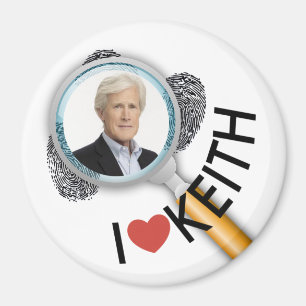 Ik hou van Keith True Crime Magnet