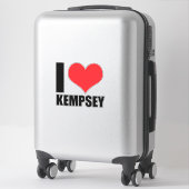 Ik hou van Kempsey Sticker (Koffer)