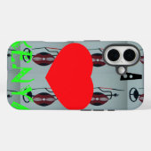 Ik hou van Kenia Art Print Case-Mate iPhone Case (Achterkant (horizontaal))