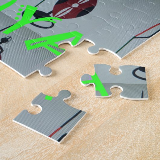 Ik hou van Kenia Art Print Legpuzzel (Zijkant)