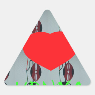 Ik hou van Kenia Art Print Sticker