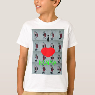 Ik hou van Kenia Art Print T-shirt