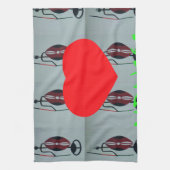 Ik hou van Kenia Art Print Theedoek (Verticaal)