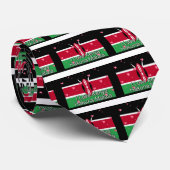 Ik hou van Kenia en "Hakuna Matata" Art Print Stropdas (Opgerold)