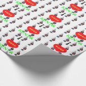 Ik hou van Kenia Masai Art Print Cadeaupapier (Hoek)